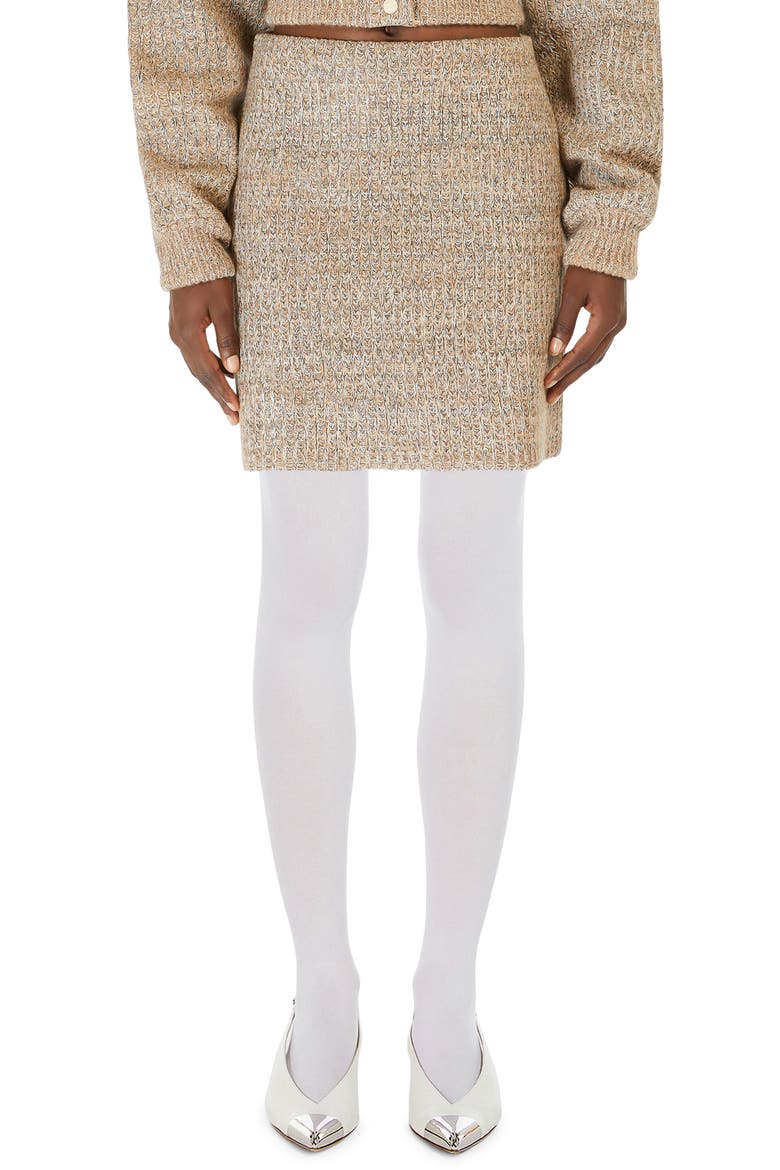 Cabina Sweater Miniskirt, Main, color, CAMEL