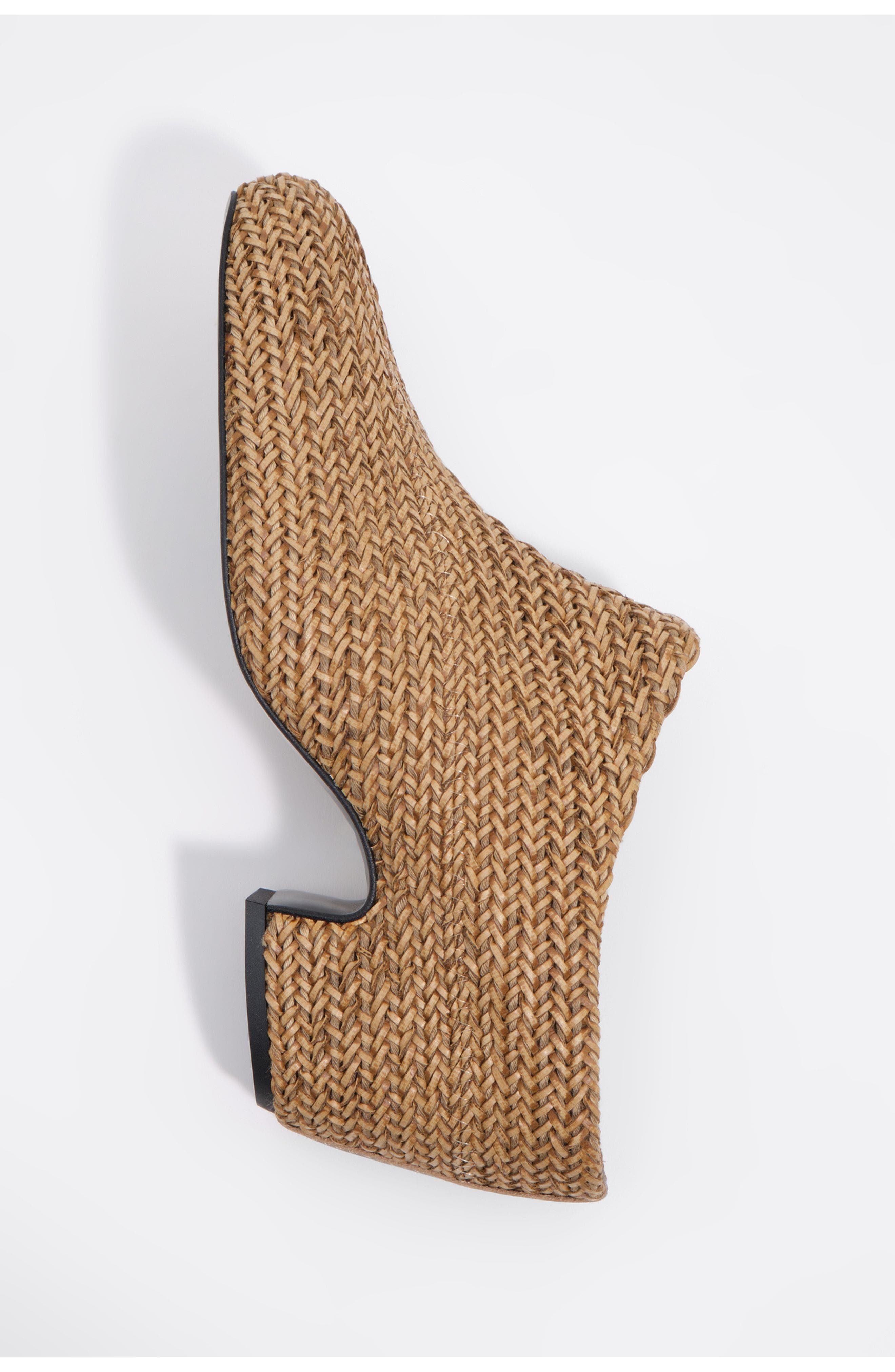 Plaited Heel Clog, Alternate, color, DARK NATURAL