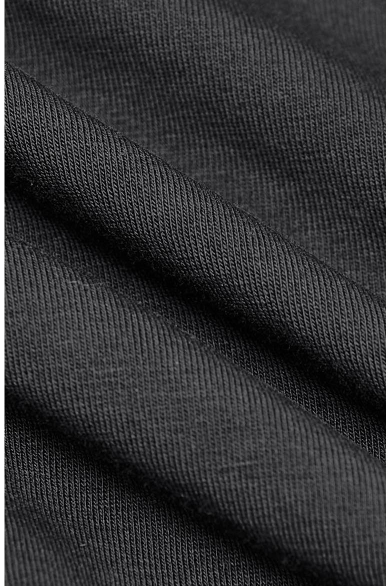 Short Sleeve Stretch Cotton Knit Button-Down Shirt, Alternate, color, CARBON