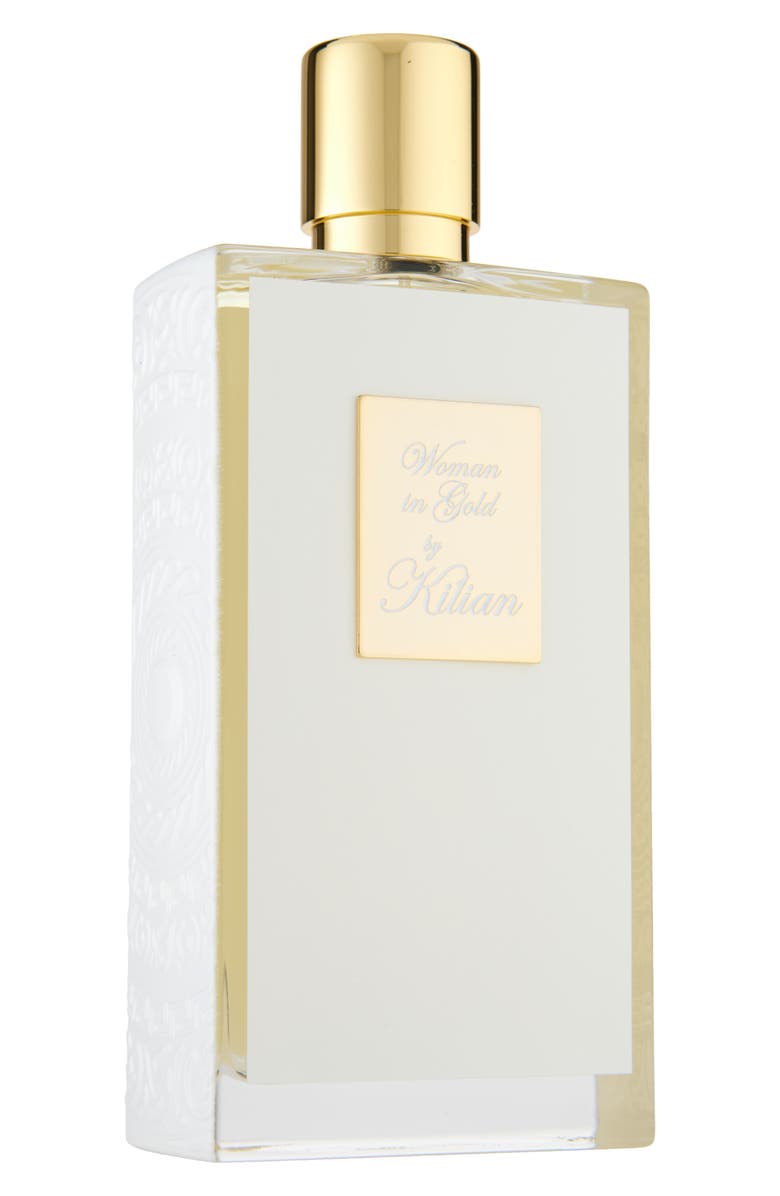 Kilian Paris Woman in Gold Refillable Perfume, Alternate, color,