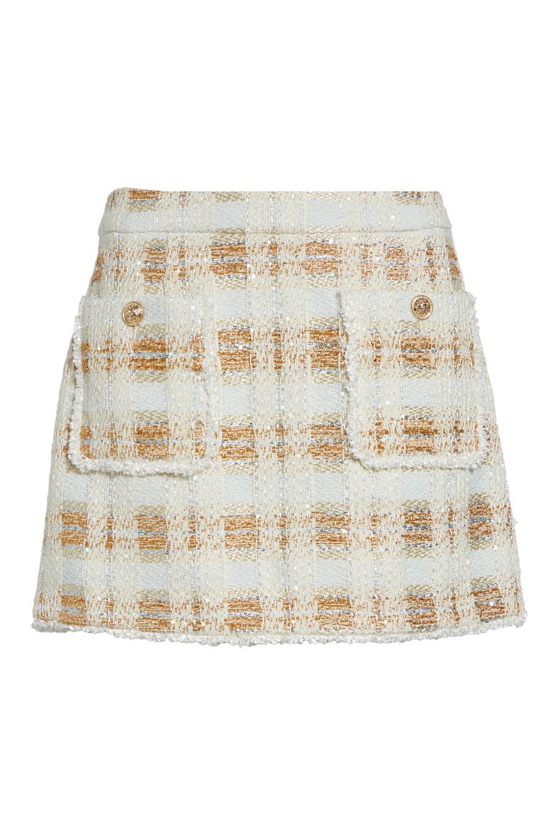 Amaliah Miniskirt, Alternate, color, IVORY TWEED