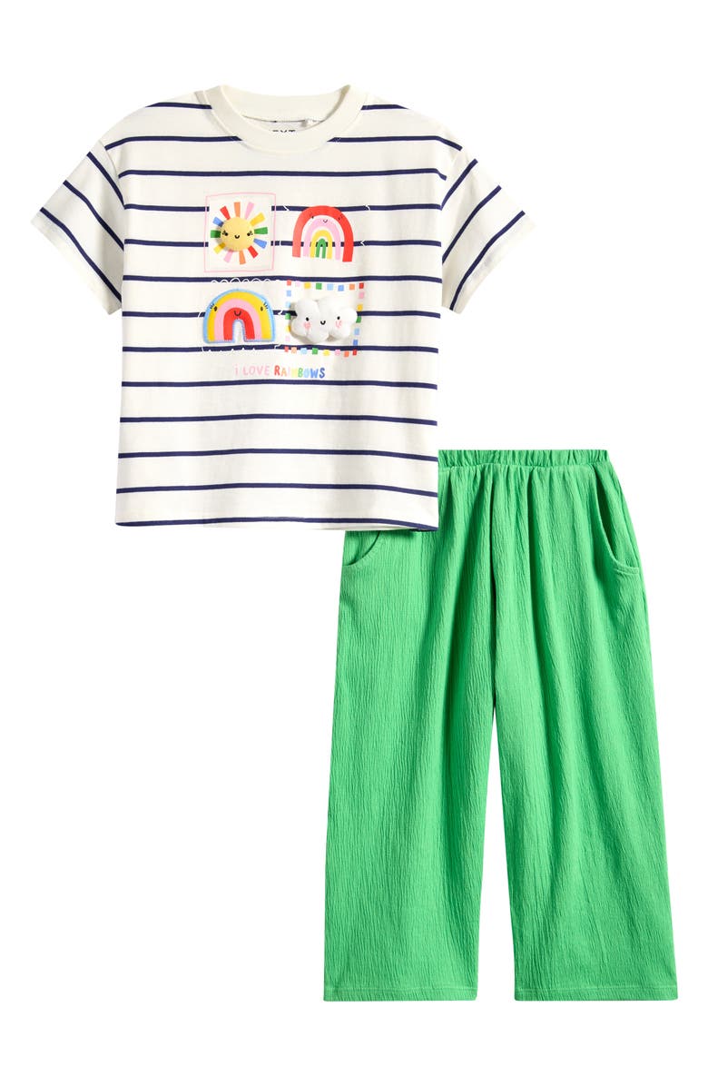 NEXT Kids' Graphic T-Shirt & Pants Set, Main, color, 