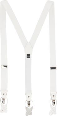 Brooklyn Brigade Men's Solid Web Adjustable Suspenders