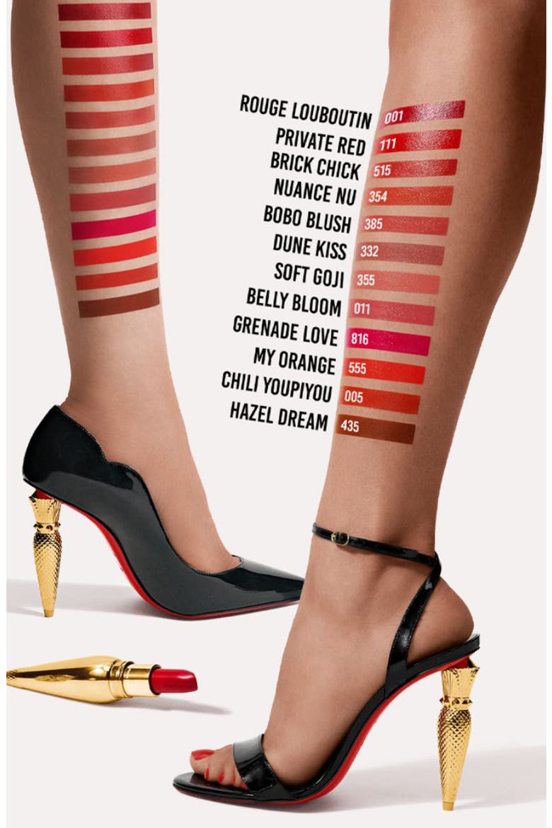 Rouge Louboutin Silky Satin Lipstick, Alternate, color, CHILI YOUPIYOU 005