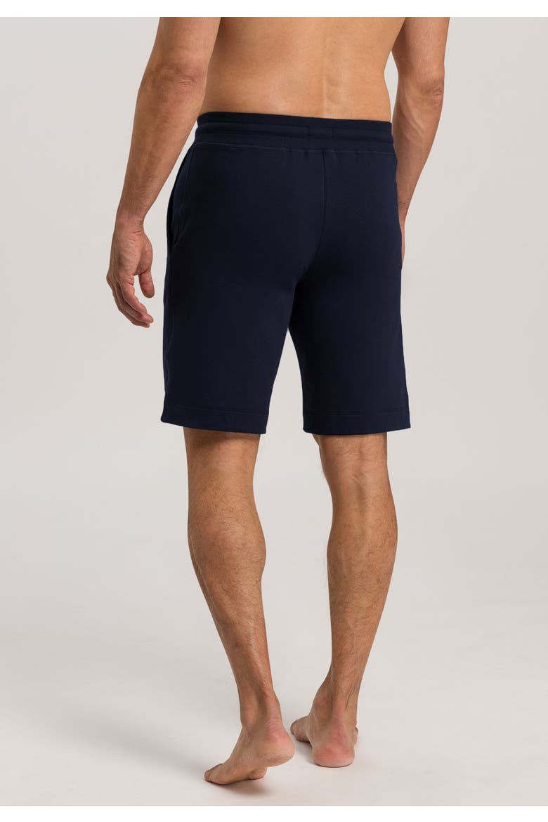 Living Cotton Drawstring Shorts, Alternate, color, Black Iris