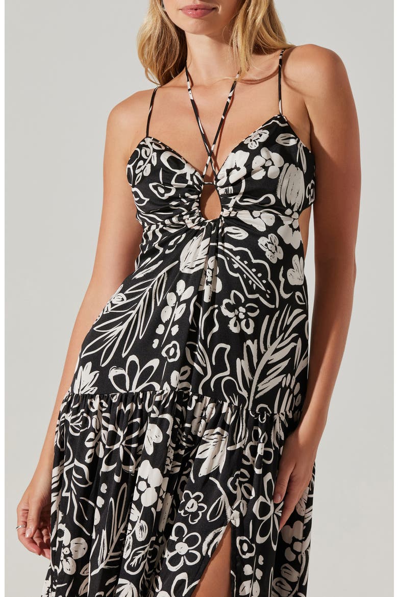 ASTR the Label Cassini Floral Strappy Tiered Sundress (Women ...