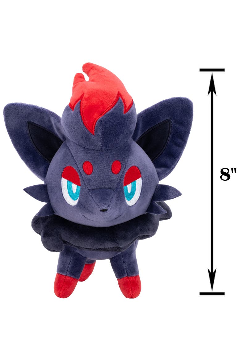 8 Inch Zorua Plush, Alternate, color, Multicolored