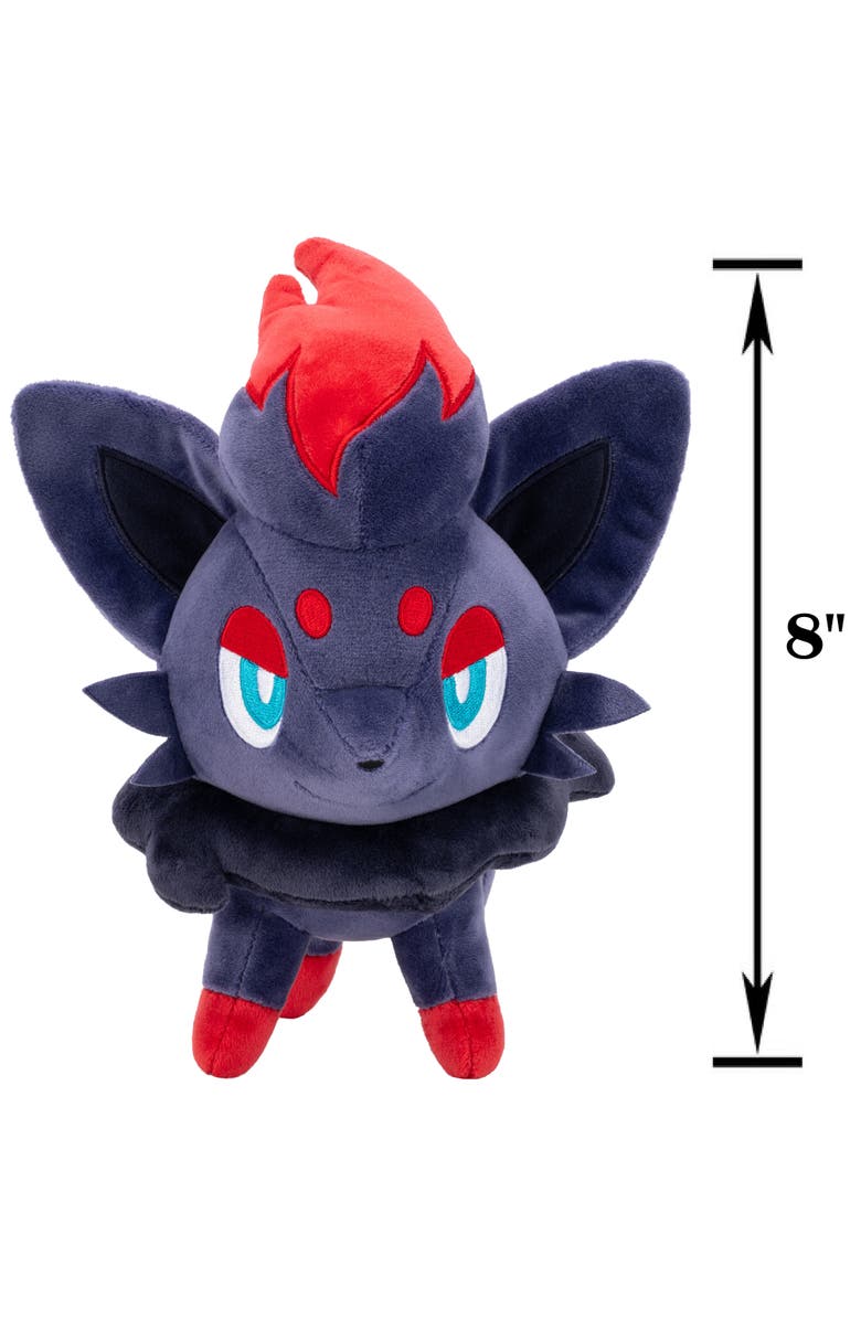POKEMON 8 Inch Zorua Plush, Alternate, color, Multicolored
