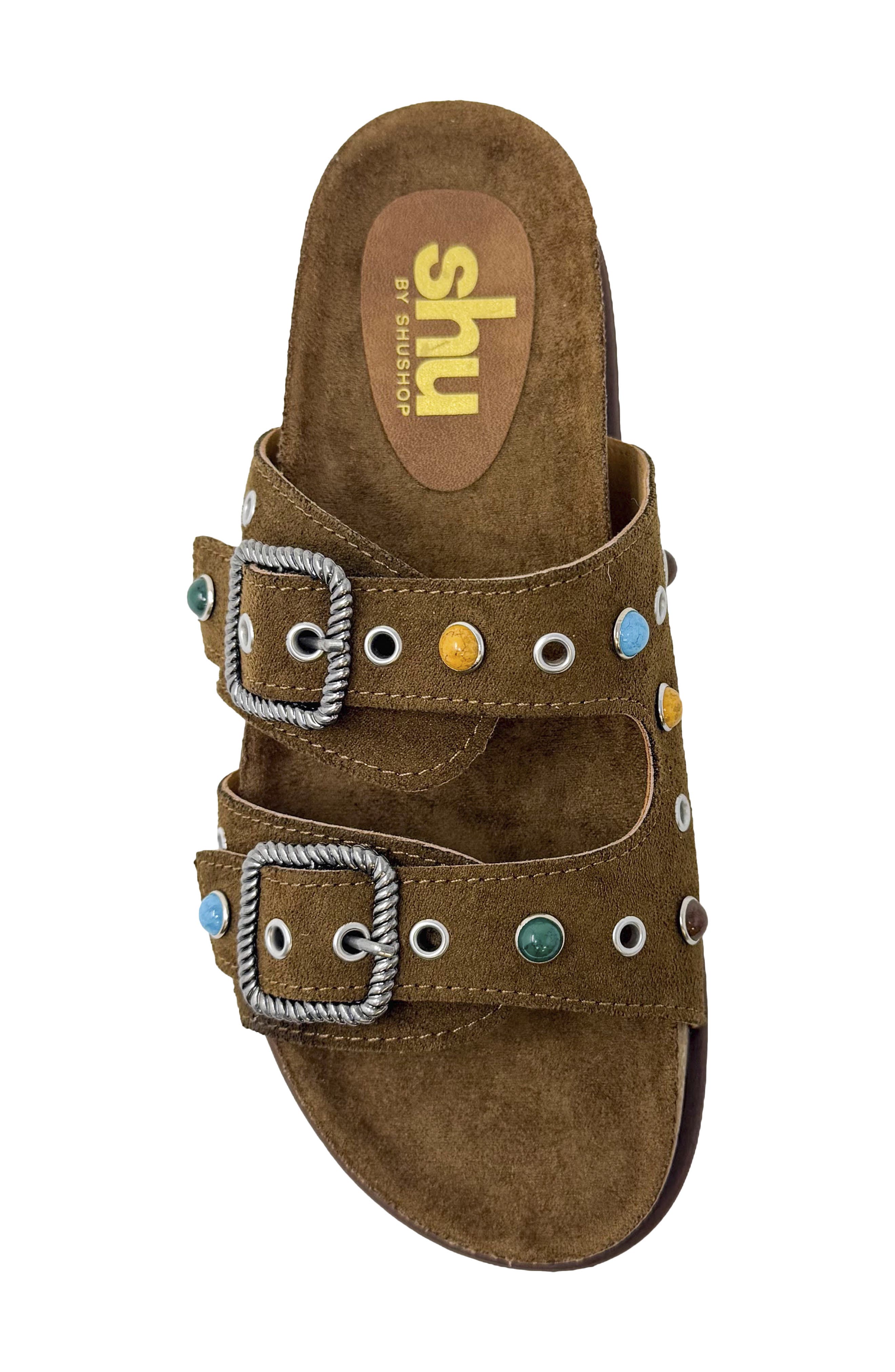Bloom Slide Sandal, Alternate, color, TAN