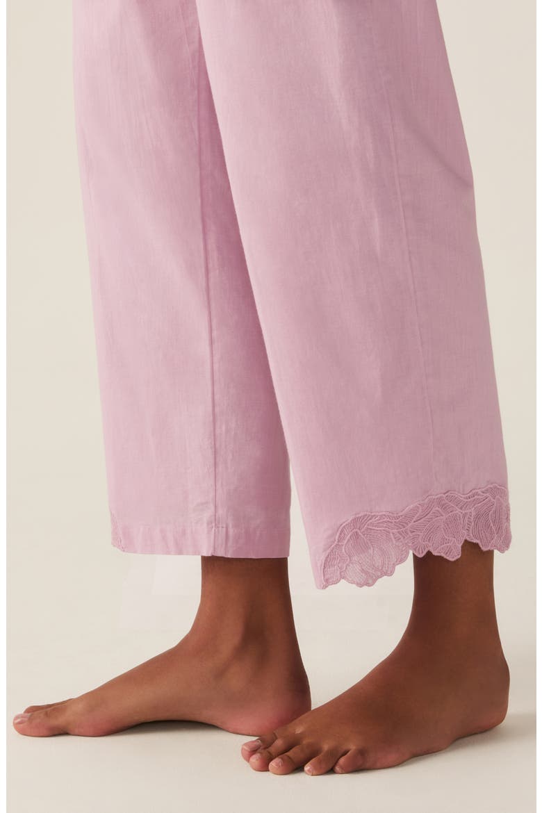 Voile Fleur Pajamas, Alternate, color, LILAC