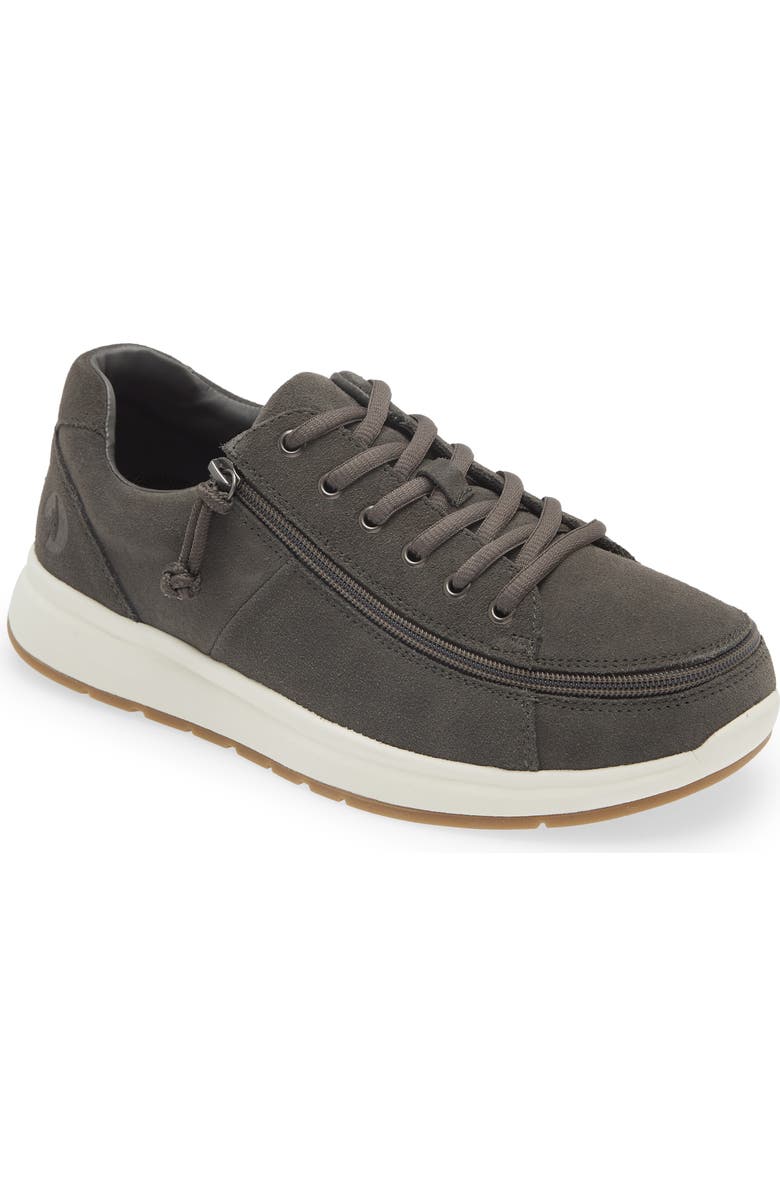 BILLY Footwear Comfort Low Zip Around Sneaker, Main, color, Grey