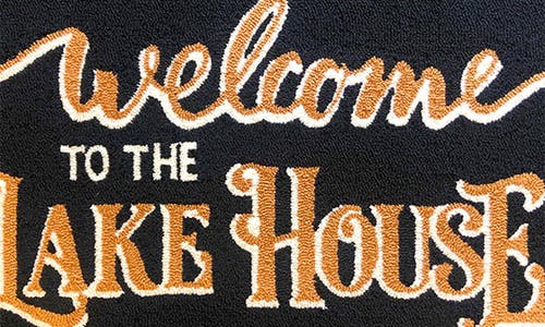 R16 Home Welcome Lake House Doormat
