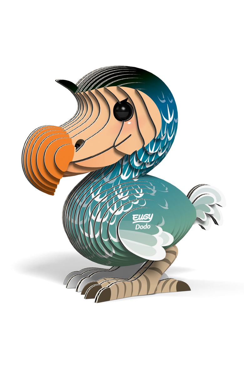 Dodo 3D Puzzle, Alternate, color, No Color