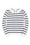 selected Navy Breton Stripe With Collar