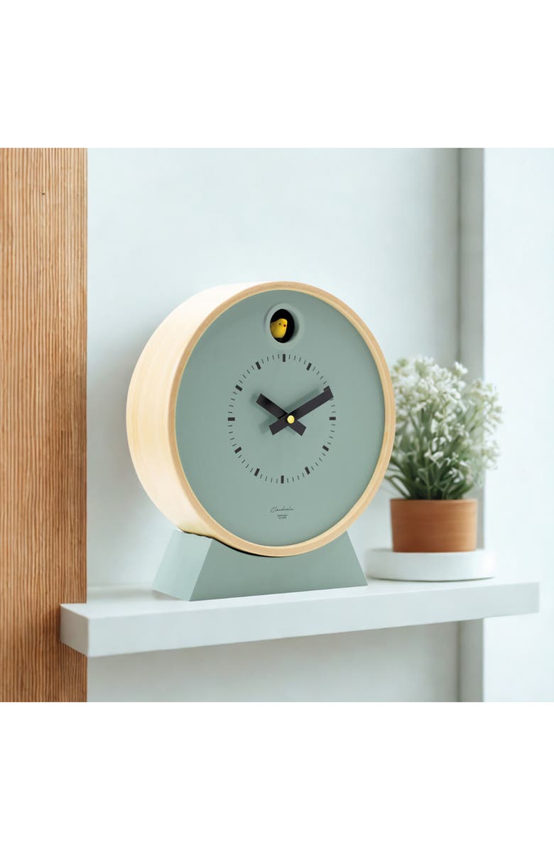 CLOUDNOLA Dot Cuckoo Clock, Alternate, color, Green