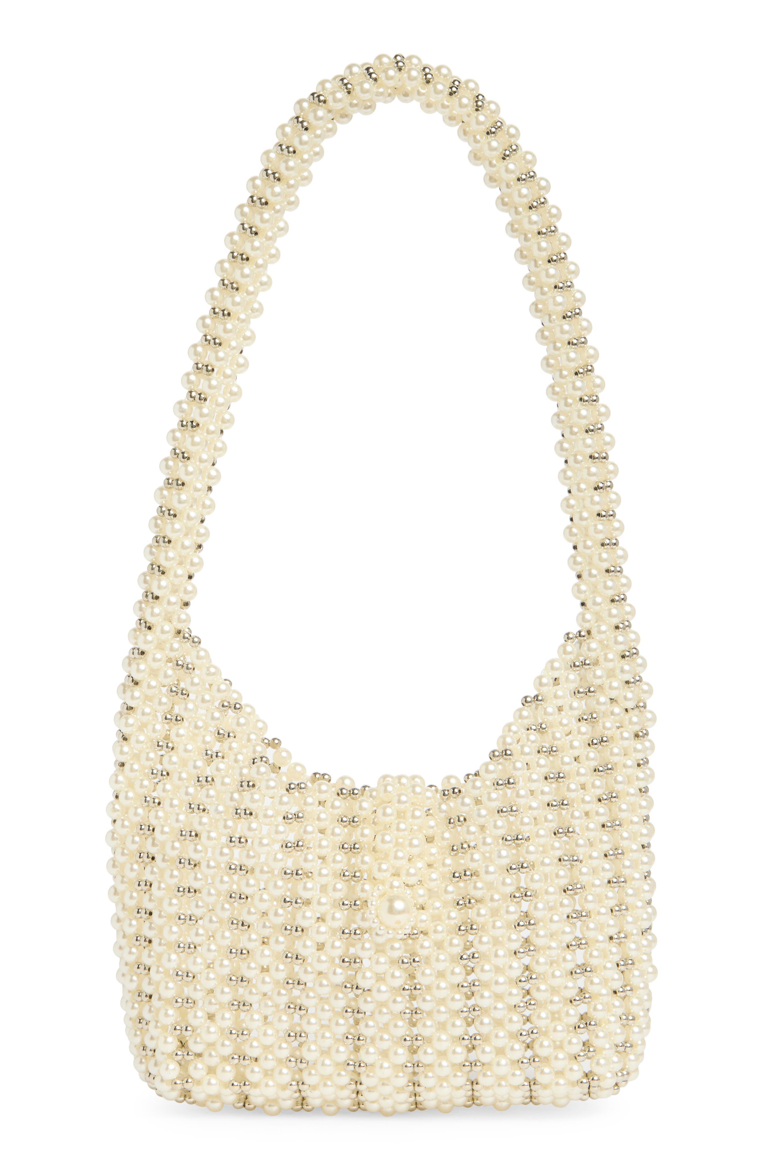 Dolce Vita Faux Pearl Shoulder Bag
