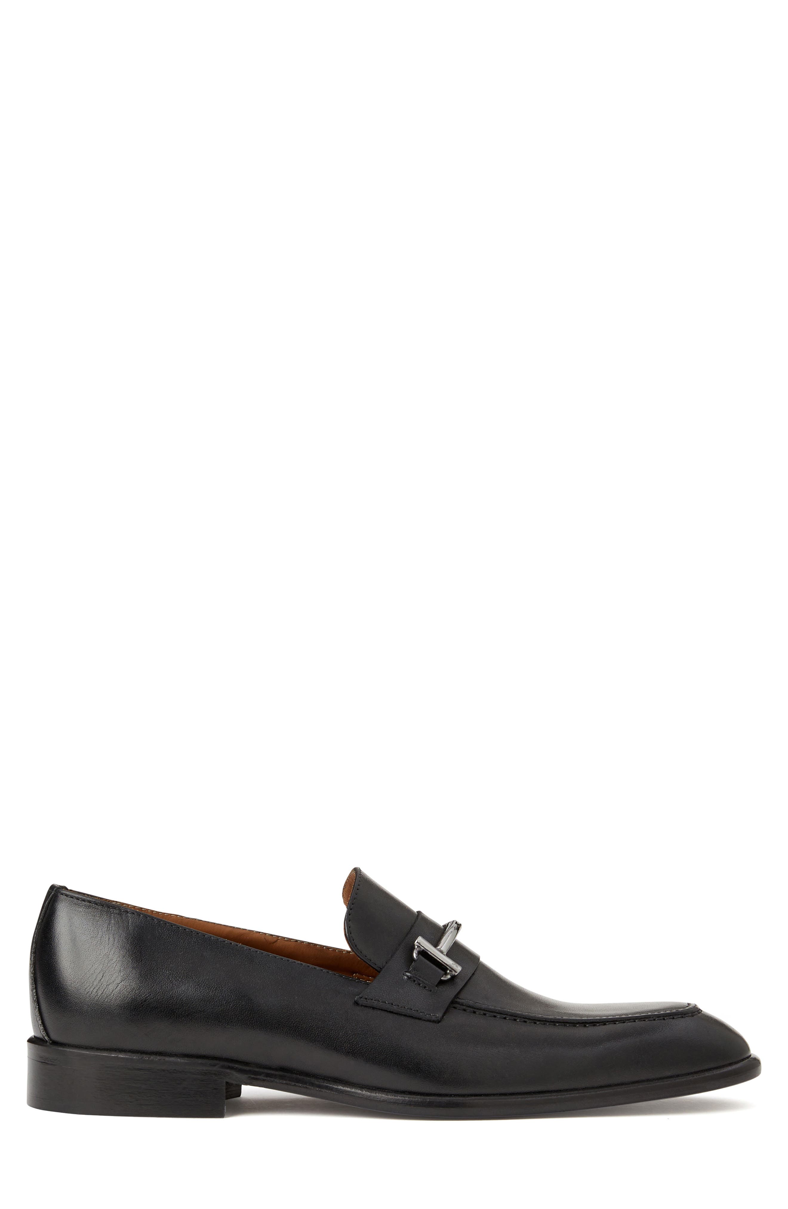 Bruno Magli Sante Bit Loafer, Alternate, color, Black