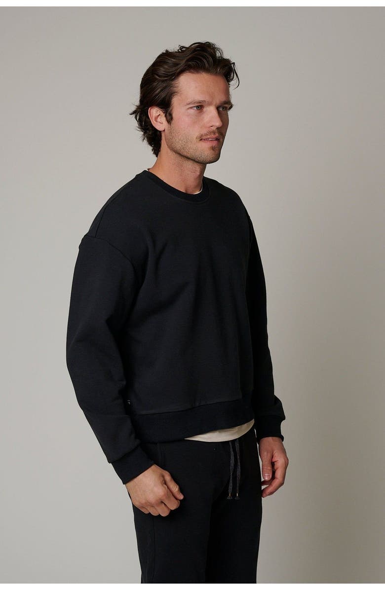 LEISURE LAB Zen Crewneck, Main, color, Eclipse