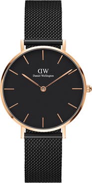 Daniel Wellington Classic Petite Mesh Strap Watch, 32mm