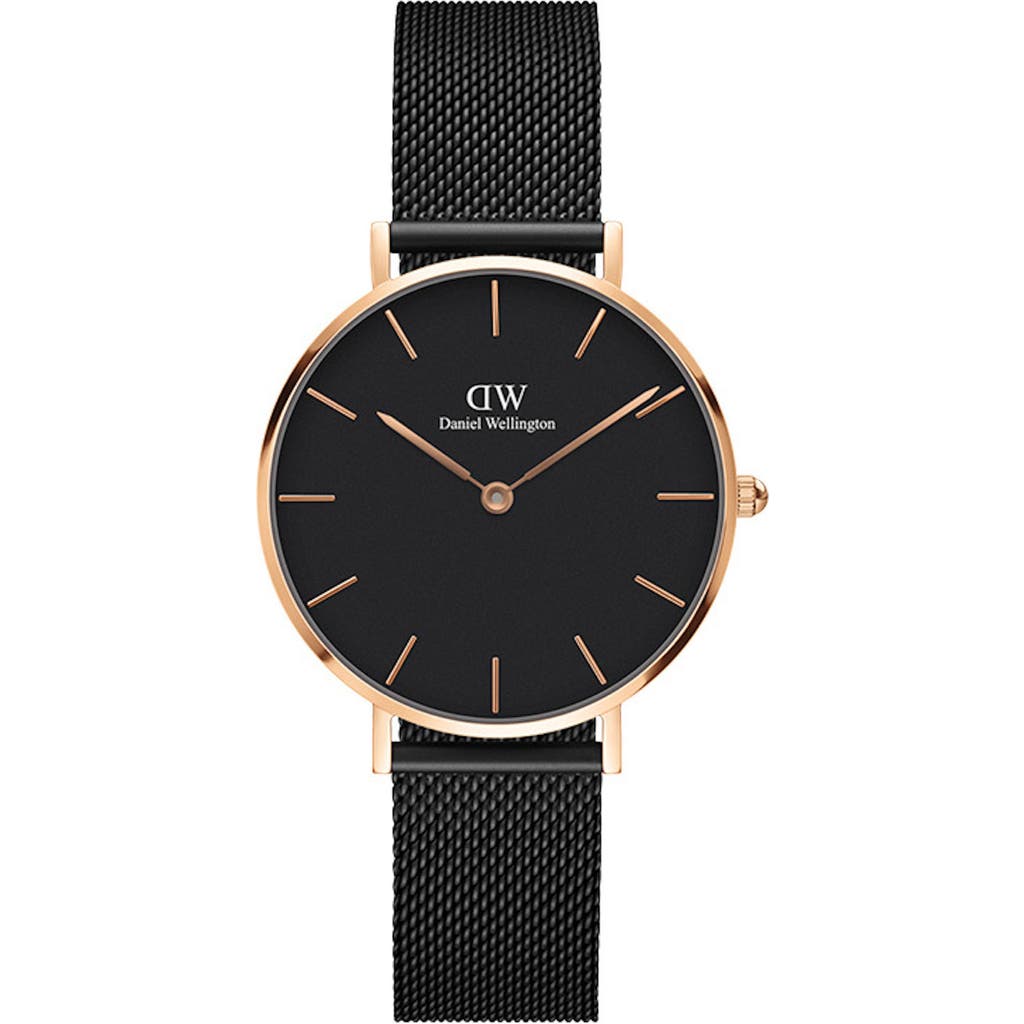 Daniel Wellington Classic Petite Mesh Strap Watch, 32mm In Multi