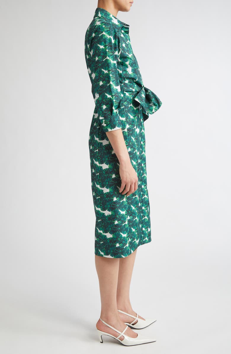 Max Mara Maremma Cotton Poplin Shirtdress, Alternate, color, 