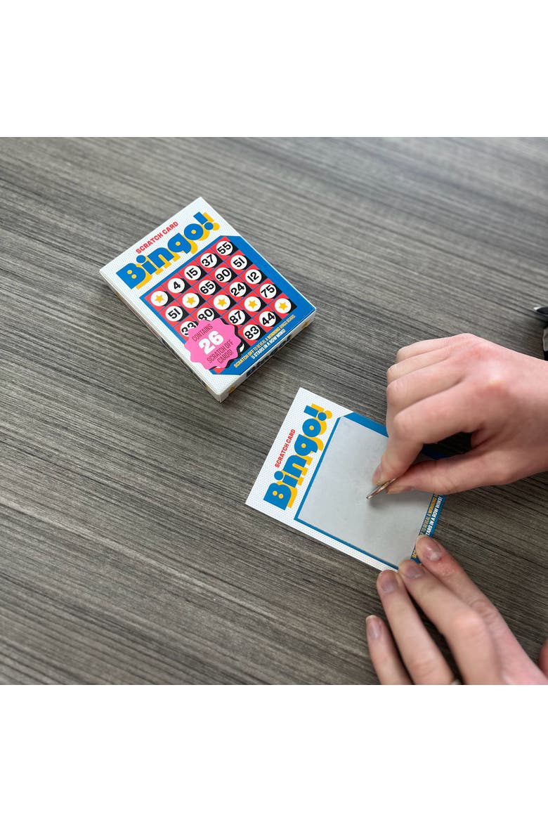Bingo Scratch Card Game Party Game, Alternate, color, Multicolored