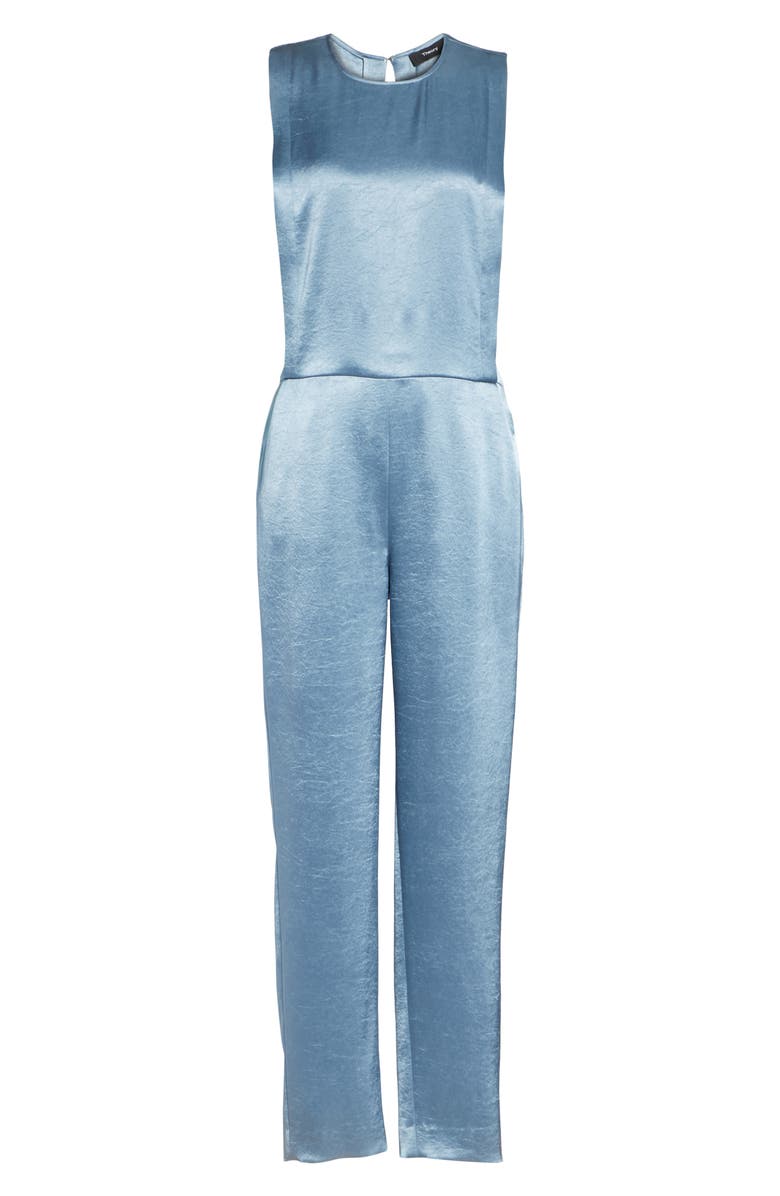 Theory Remaline Double Sateen Jumpsuit, Alternate, color,