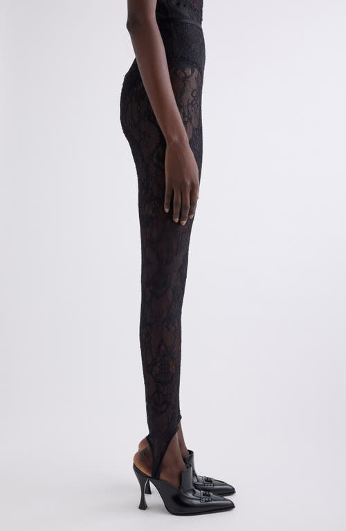 Givenchy Chandelier Stretch Lace Leggings In Black