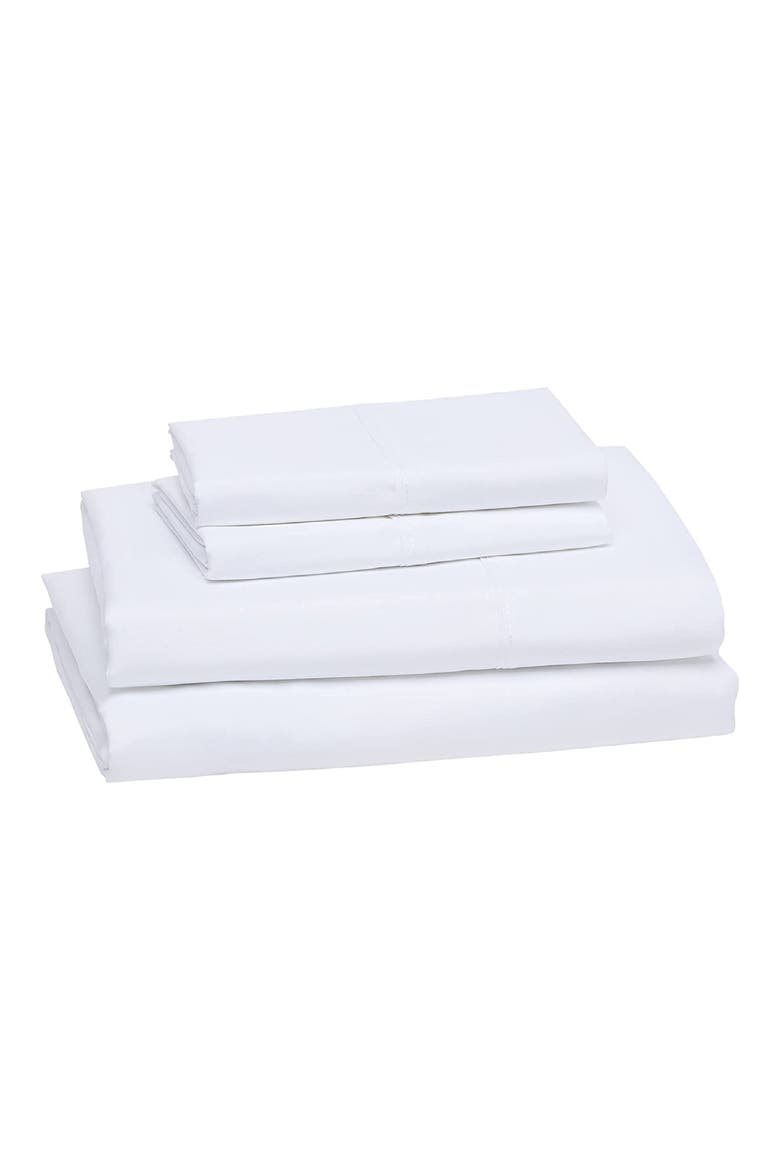 1000 Thread Count Luxe Egyptian Cotton Sheet Set, Main, color, WHITE