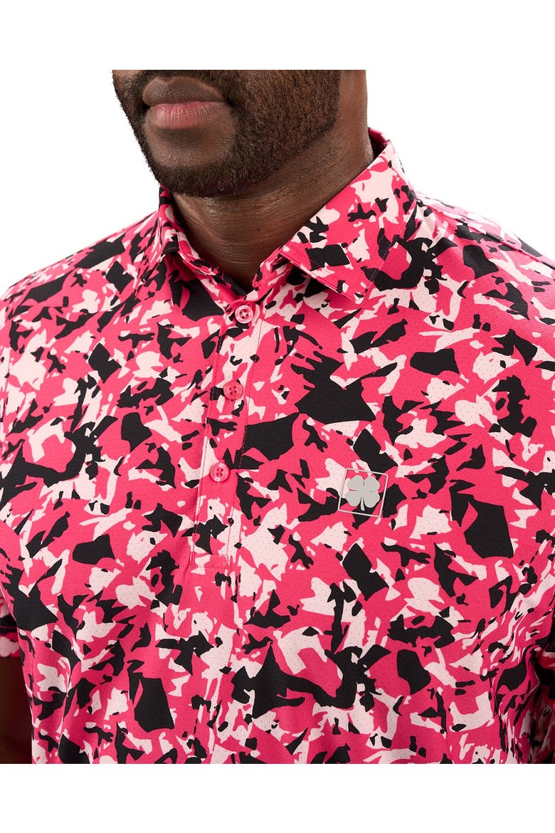 Camo Mix Polo, Alternate, color, Pink