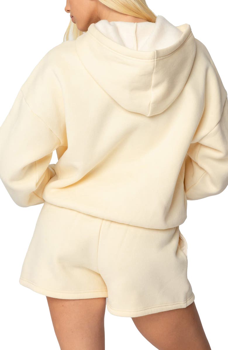 EDIKTED Orchid Babe Hoodie, Alternate, color, Yellow