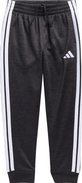 adidas Kids' 3-Stripe Mélange Fleece Track Pants