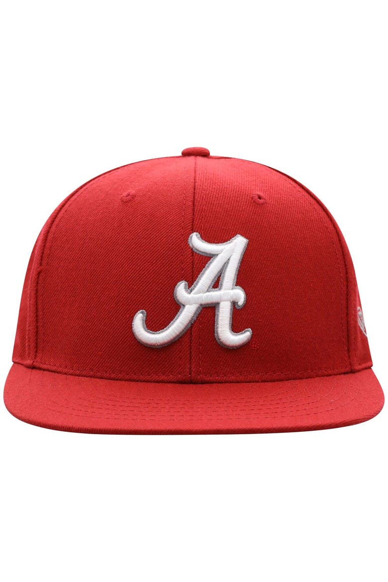 Men's Top of the World Crimson Alabama Crimson Tide Team Color Fitted Hat, Alternate, color, Crimson