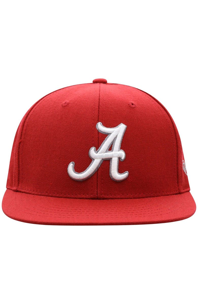 TOP OF THE WORLD Men's Top of the World Crimson Alabama Crimson Tide Team Color Fitted Hat, Alternate, color,