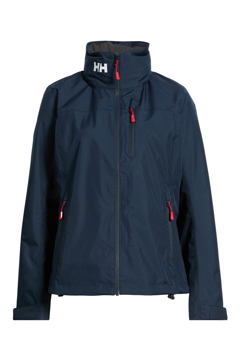 Crew 2.0 Water Repellent Hooded Jacket, Alternate, color, NAVY