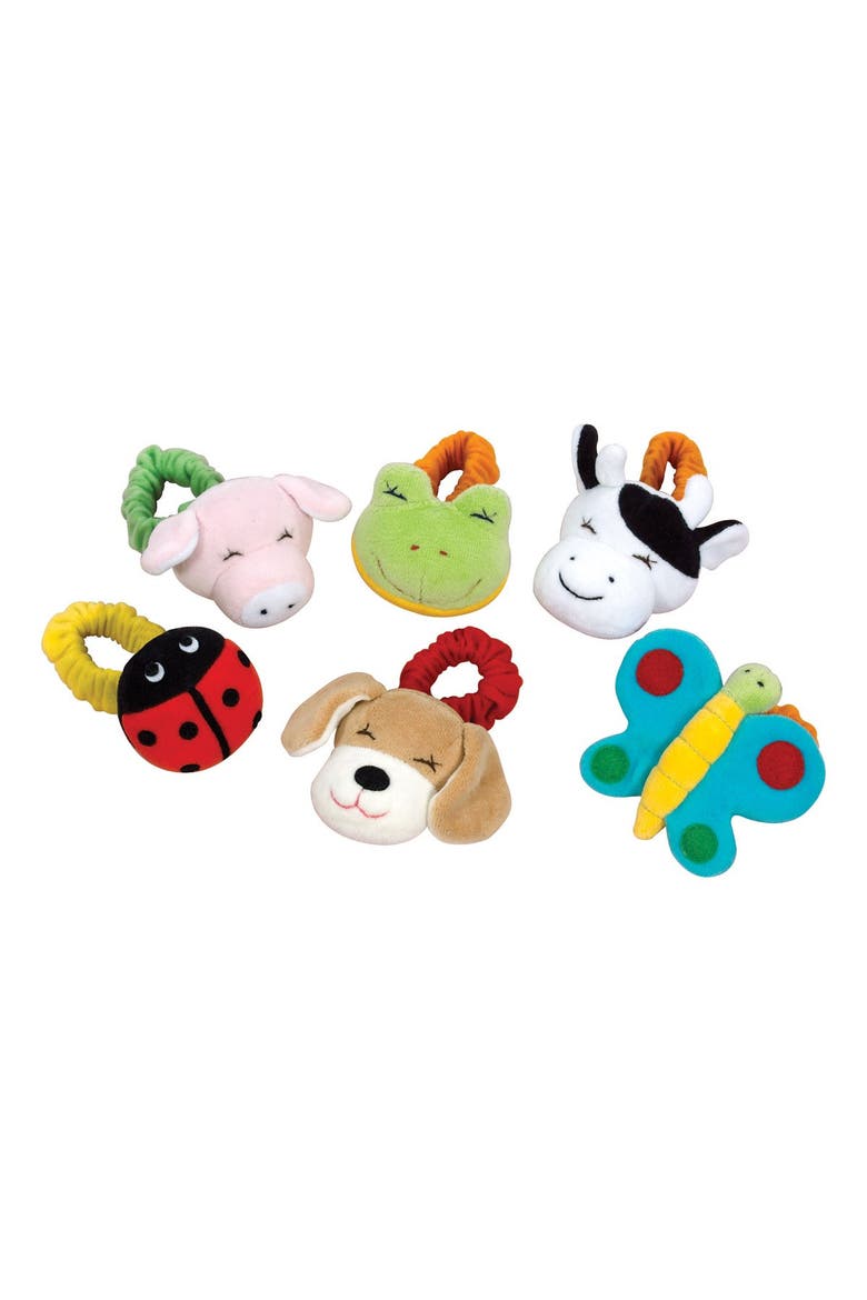 Infant Colorful Wrist Rattles - Set of 6, Main, color, Multicolor