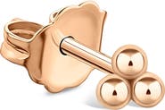 MARIA TASH Three Ball Trinity Single Stud Earring