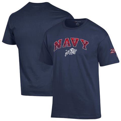 Men's Champion Navy Navy Midshipmen Americana 250th Arch T-Shirt