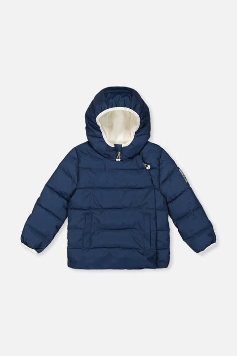 Quilted Hooded PrimaLoft Winter Jacket