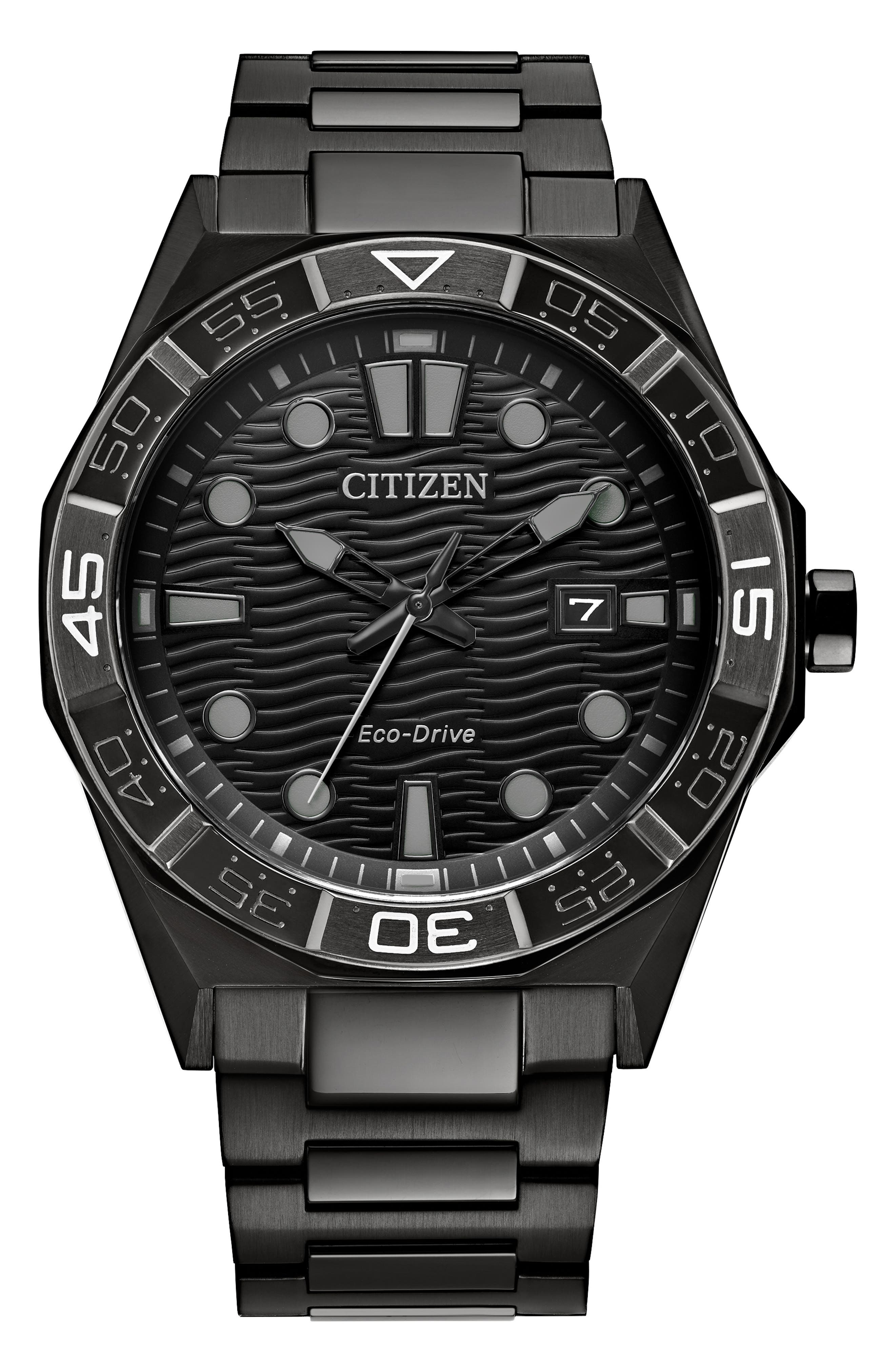 Brycen Eco-Drive Bracelet Watch, 42mm