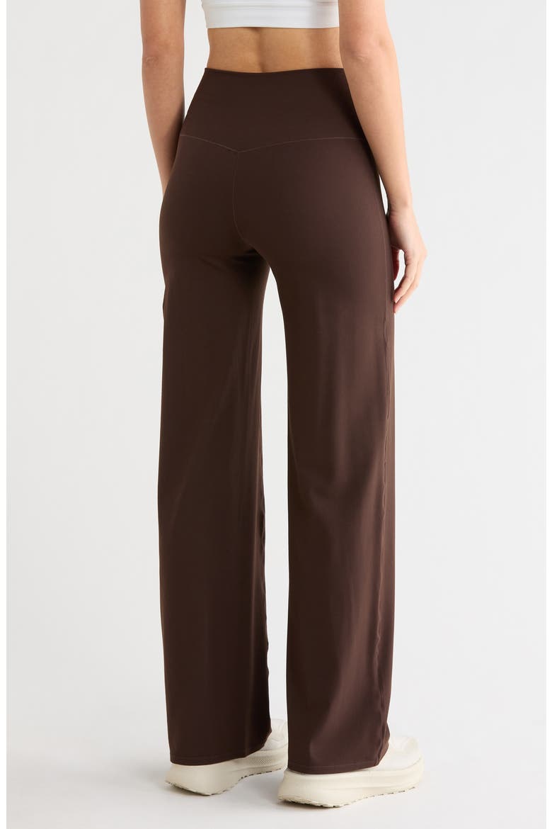Serenity High Waist Straight Leg Pants, Alternate, color, BROWN MOLE