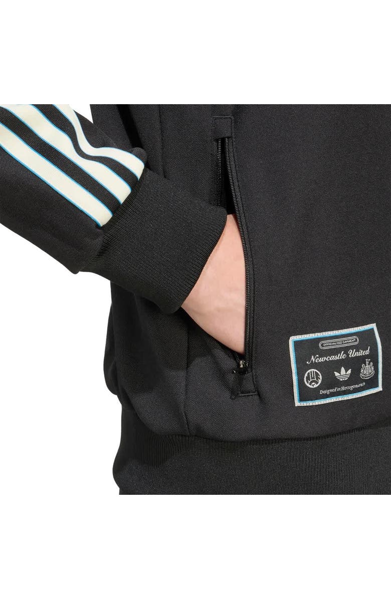 adidas Men's adidas Black Newcastle United Terrace Icons Full-Zip Track Jacket, Alternate, color,