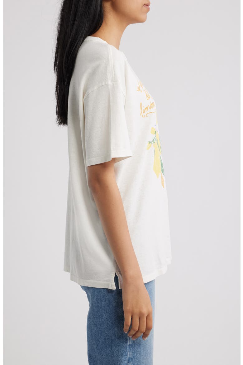 Oversize Hemp & Cotton Graphic T-Shirt, Alternate, color, ANTIQUE WHITE