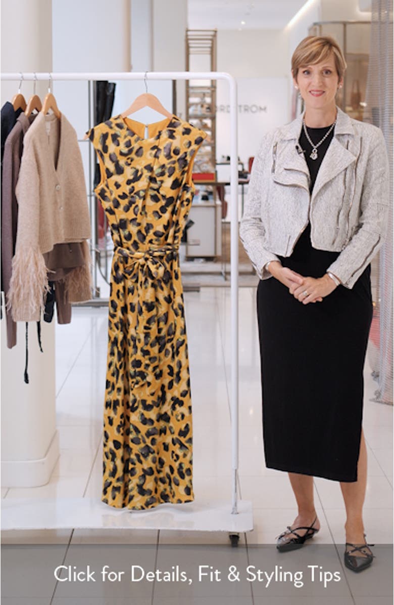 Belted Sleeveless Midi Dress, sales video thumbnail