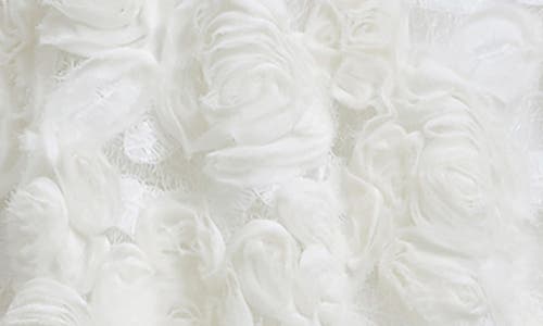 DRESS THE POPULATION DRESS THE POPULATION BRIELLA ROSETTE STRAPLESS FIT & FLARE DRESS