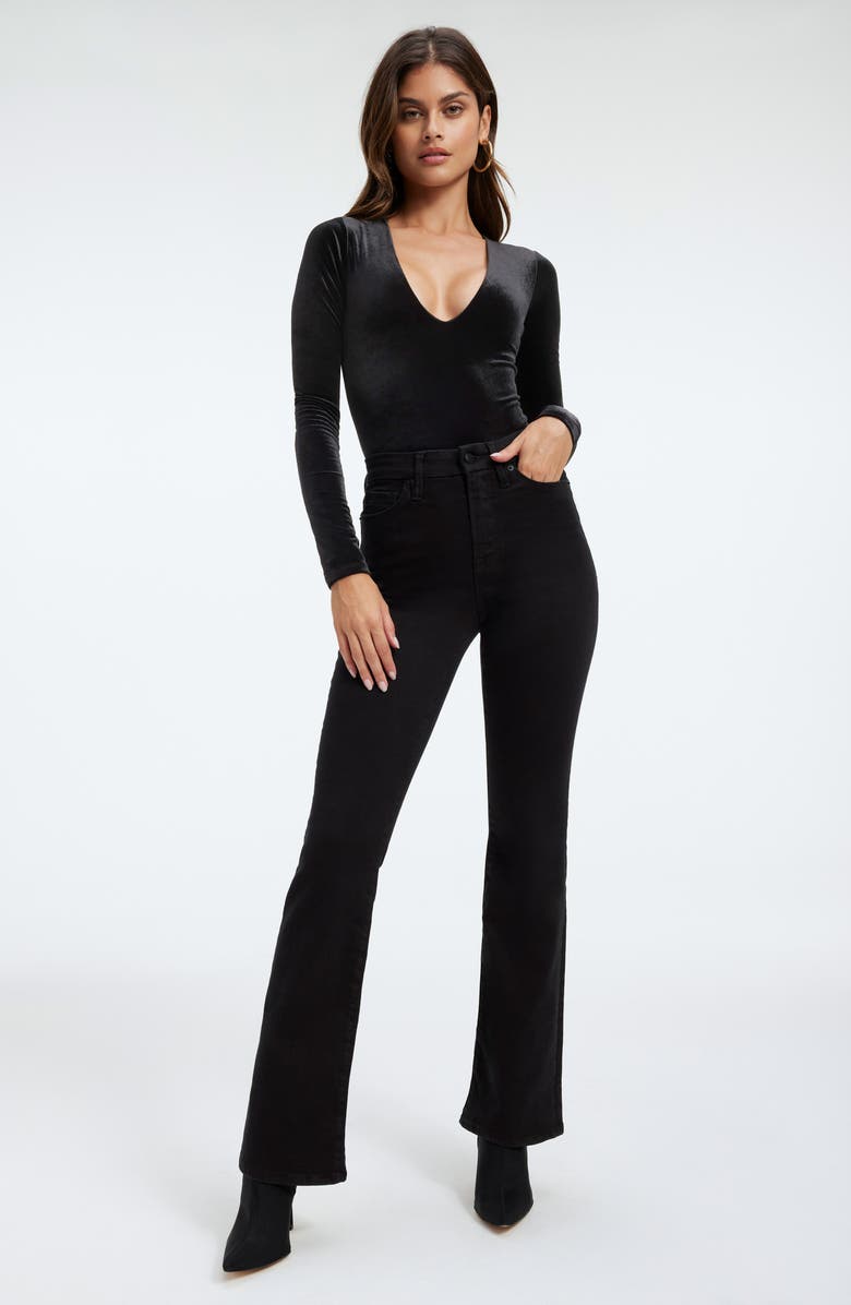 Good American Classic Bootcut Jeans, Alternate, color,
