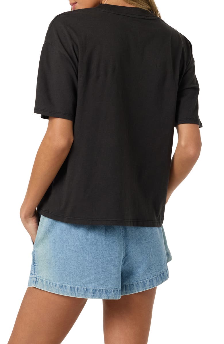 O'Neill Board Embroidered T-shirt, Alternate, color, Black