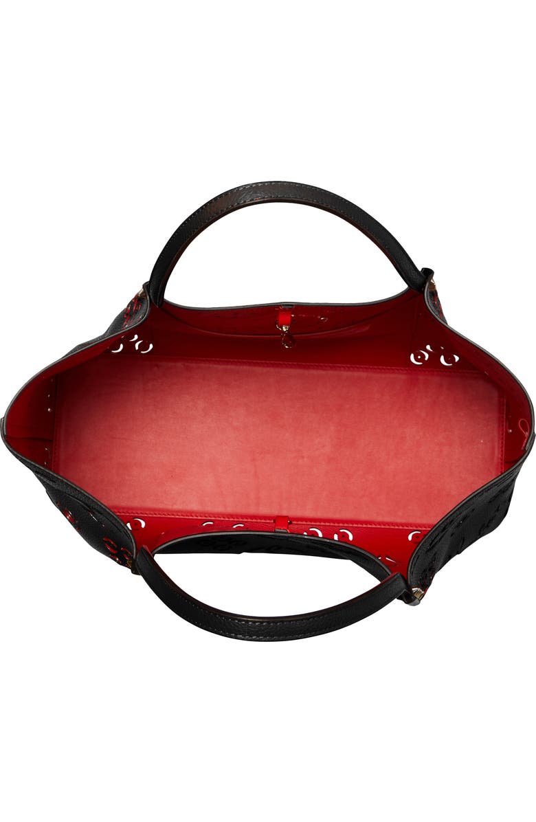 Christian Louboutin Large Cabarock Loubinthesky Perforated Leather Tote, Alternate, color,