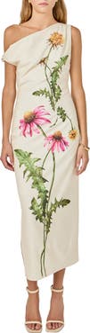 Endless Rose Floral Print Asymmetric Sleeveless Dress