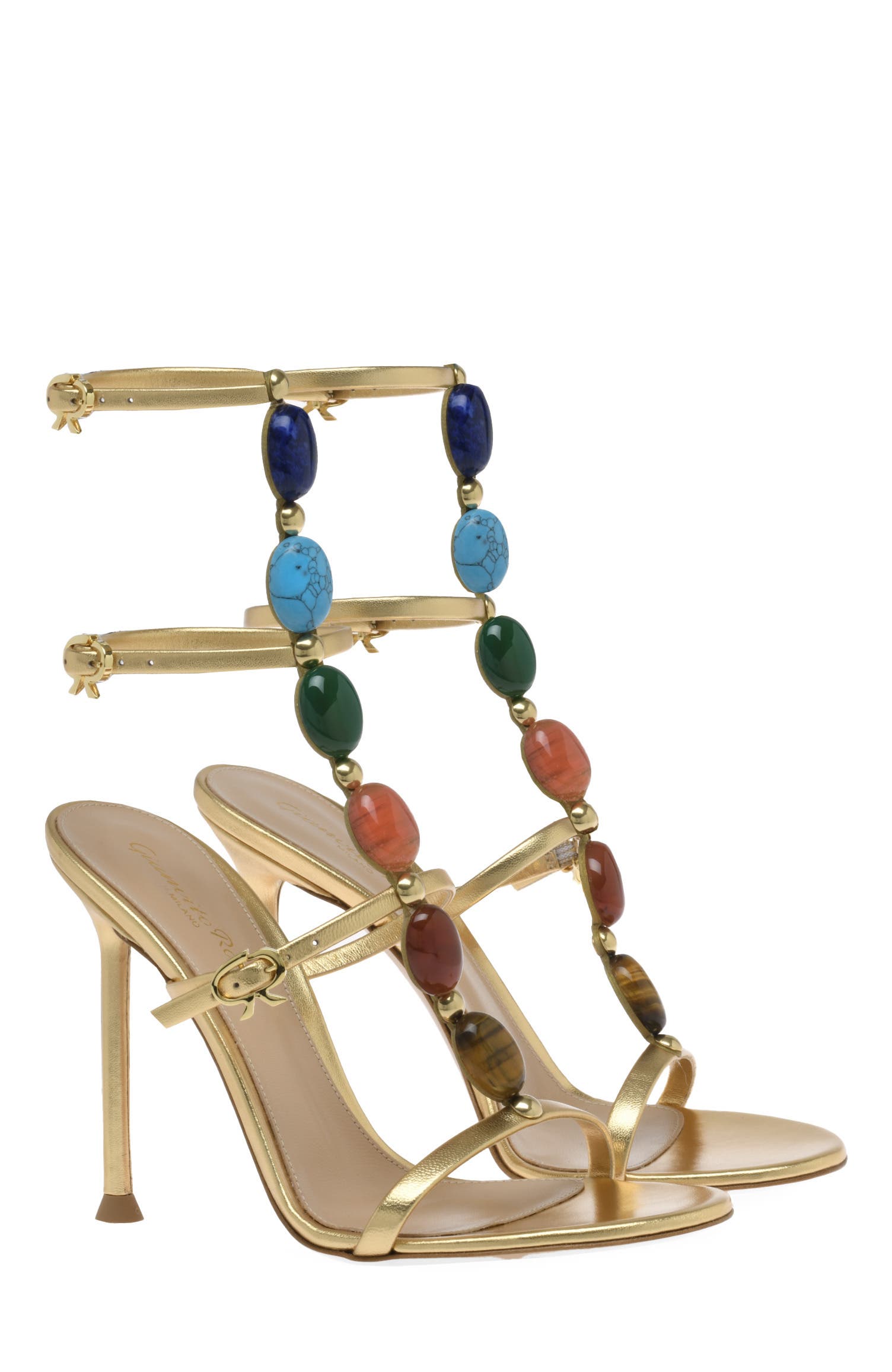 Gianvito Rossi Shanti Sandals, Alternate, color, 